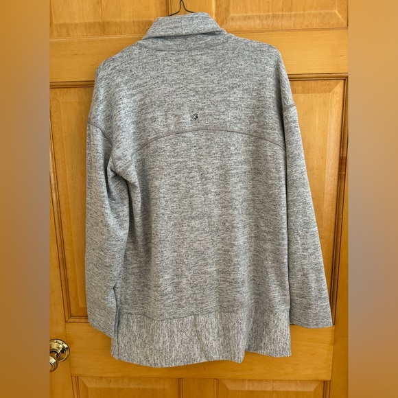 Kuhl Lea Wrap Cardigan Sweater Heathered Grey Womens Medium - Picture 2 of 5